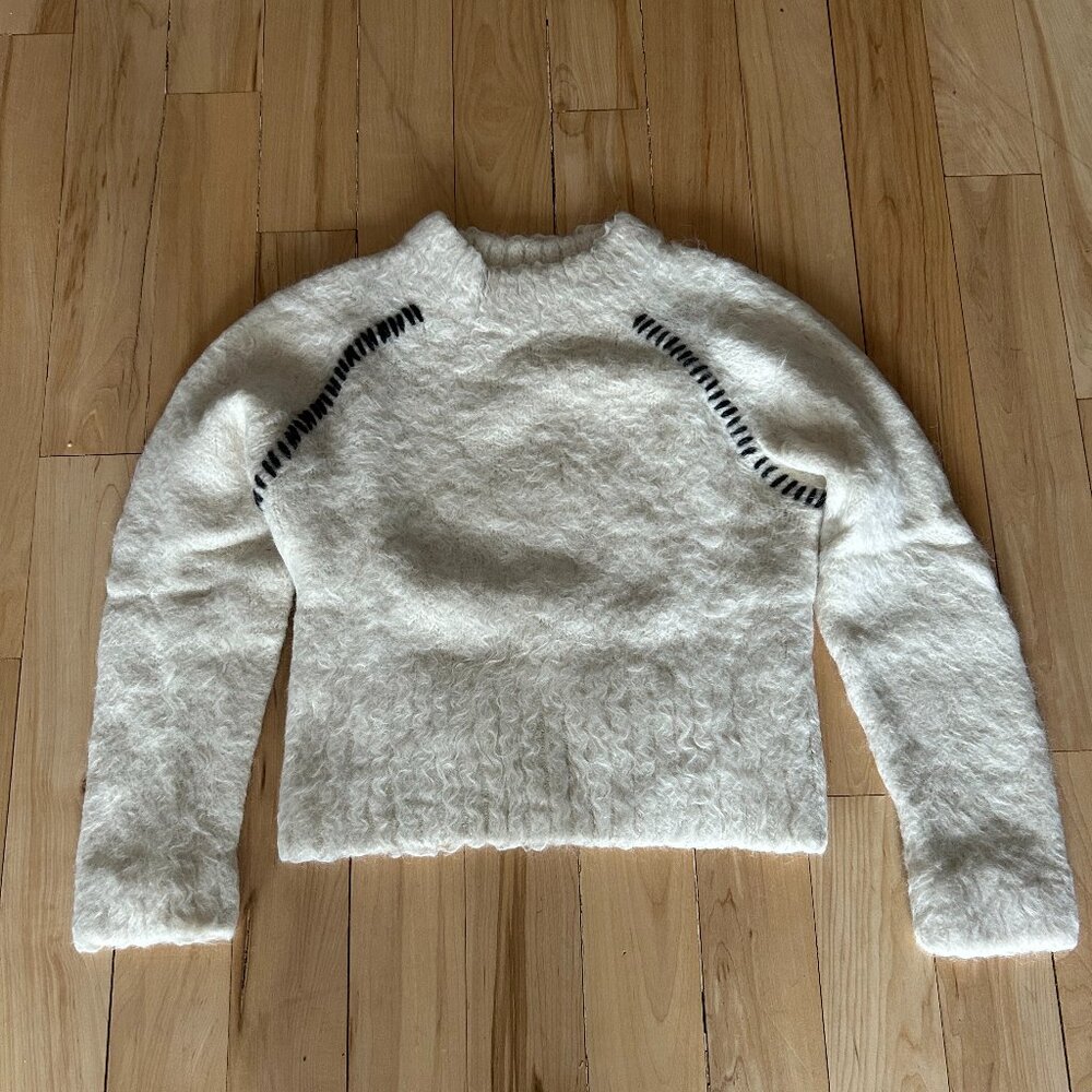 Rachel Comey White Alpaca Sweater